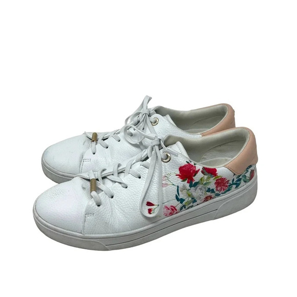 Ted Baker Hayiden Metropolis Cupsole Trainer Sneakers in White Size‎ 8.5 - Picture 5 of 11